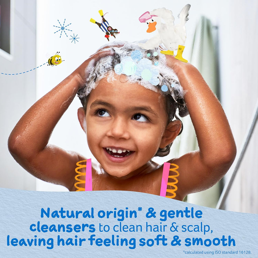 , Kids Shampoo for Dry, Sensitive, Eczema-Prone Skin & Scalp, Strawberry & Organic Mint, Detangles & Nourishes, Vegan, Cruelty-Free, 8.4 Fl Oz