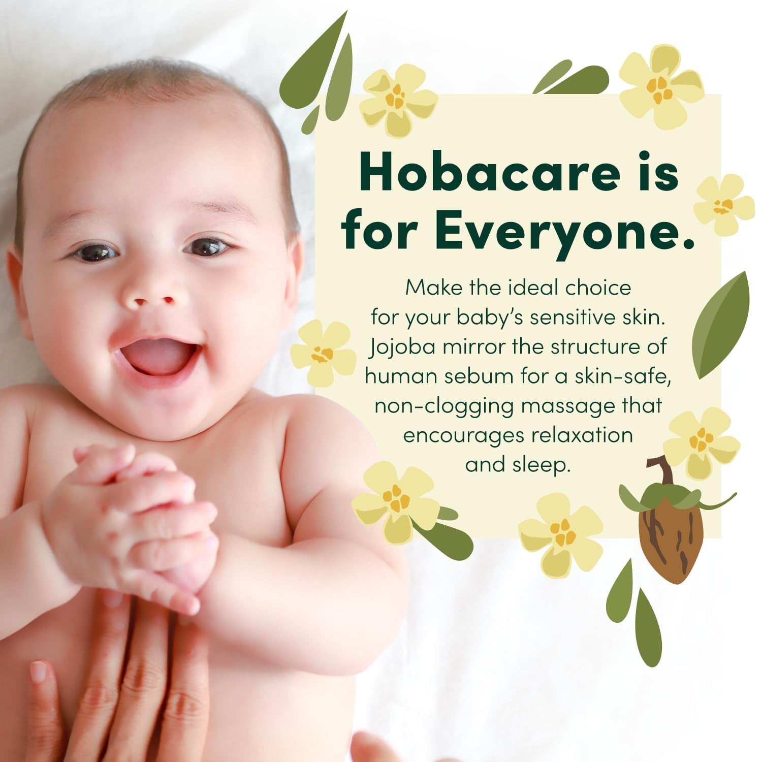Organic Jojoba Baby Oil with Pump – 100% Pure Natural Unrefined Unscented Cold Pressed Jojoba Oil for Baby Hair, Infant Skin, Body Care (4.22 Oz)