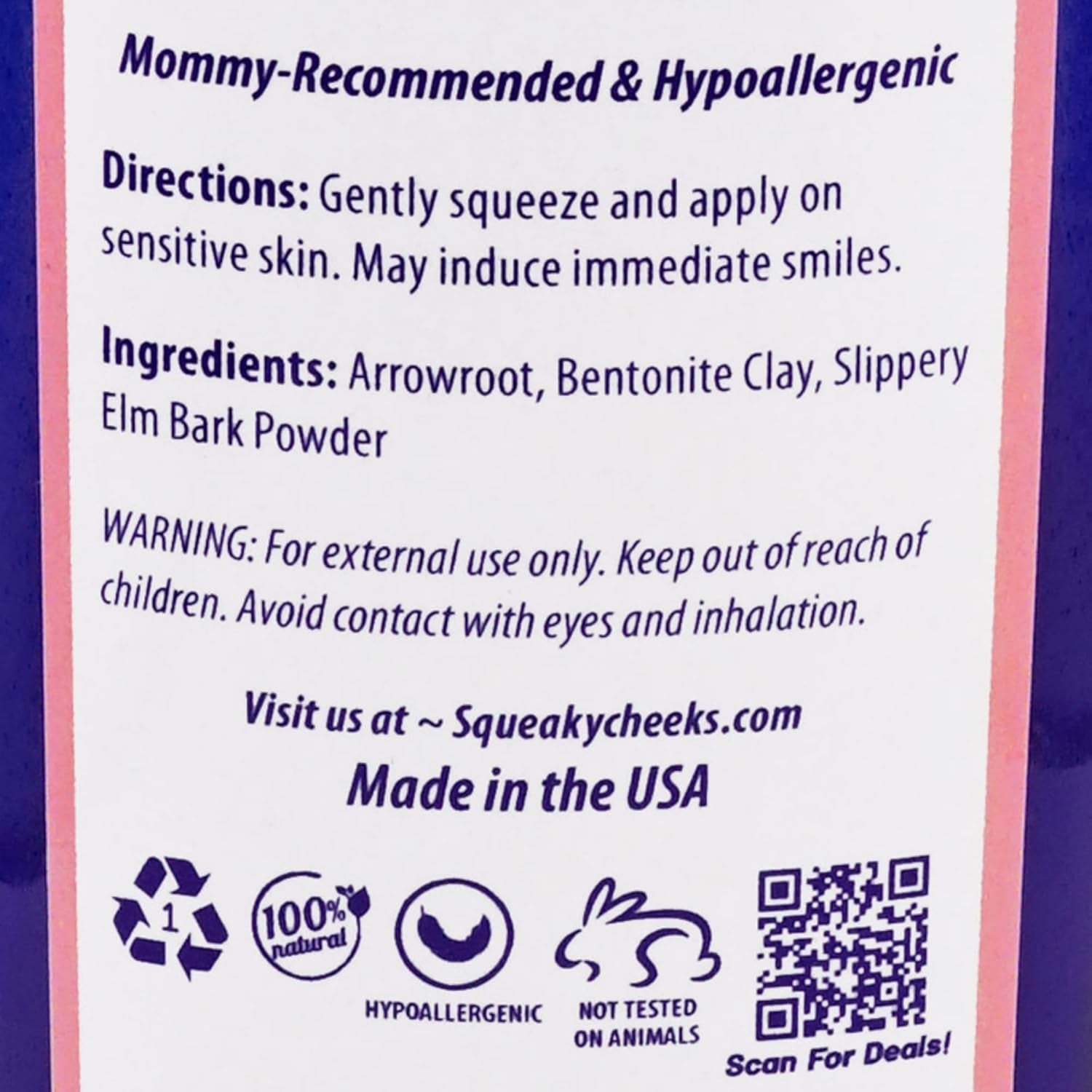 Baby Powder (5Oz) | Organic | Unscented Talc-Free and All Natural Powder | Effective Relief from Rash Wetness and Itching | Also Ideal for Adults