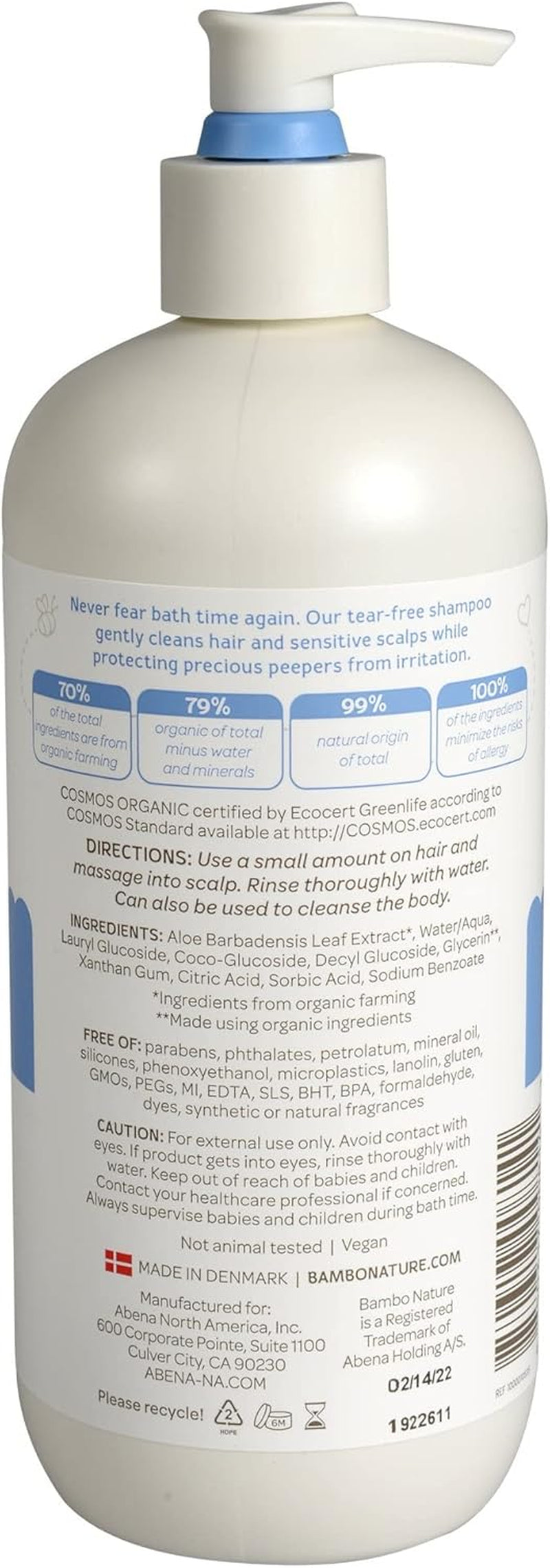 Tear Clear Baby Shampoo, 16.9 Fl Oz, 6 Count (1 Pack of 6 Bottles)
