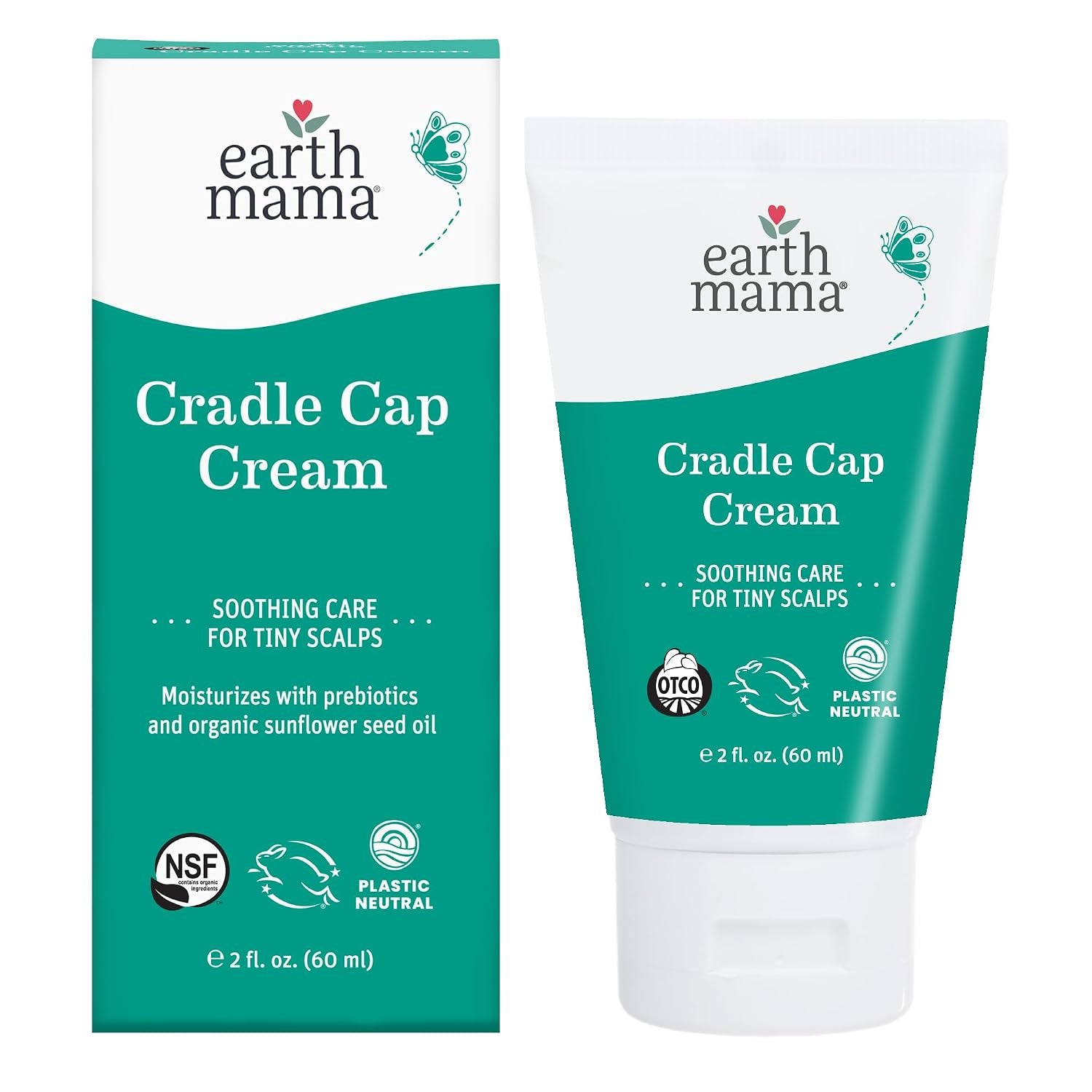 Cradle Cap Cream - 2 Oz - Gentle Cream for Babies - Scalp Moisturizer to Help Soften Flakes - Cradle Cap Kit Essential