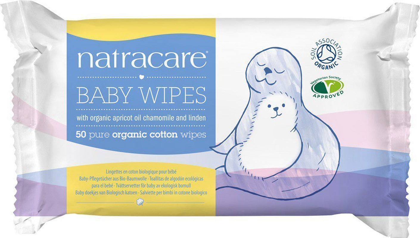 Organic Cotton Baby Wipes 50 Ct (5-Pack)