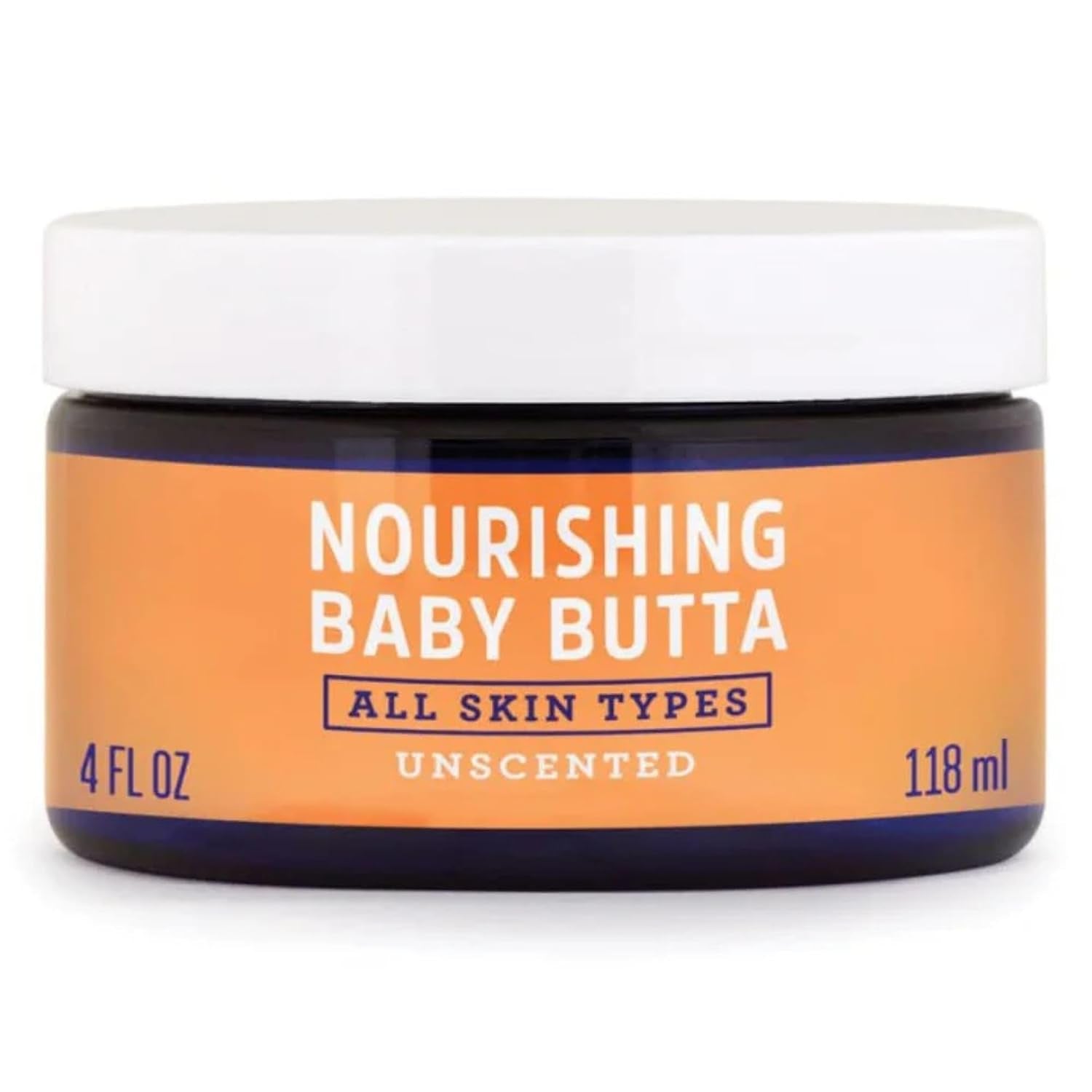 Baby Butta with Organic Tallow Balm to Use as a Safe Pregnancy Moisturizer and Baby Skin Moisturizer - Unscented (4 Oz)