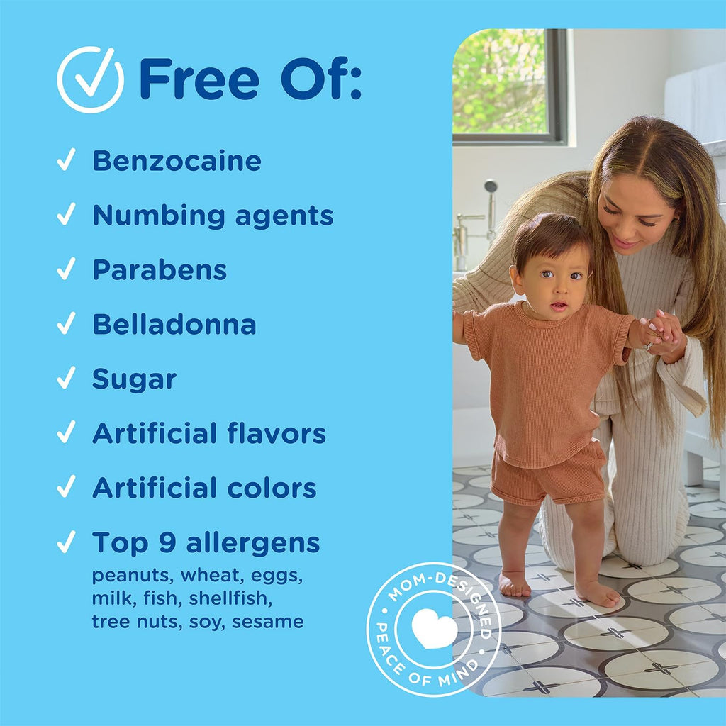 Organic Little Gums Soothing Massage Gel Day and Night Combo, Great for Teething Babies, Age 2 Months+, Sugar Free, Mild & Sweet Flavor, 2 - 0.53 Oz Tubes (Pack of 1)