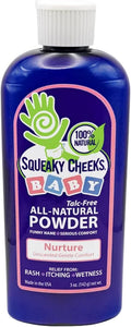 Baby Powder (5Oz) | Organic | Unscented Talc-Free and All Natural Powder | Effective Relief from Rash Wetness and Itching | Also Ideal for Adults