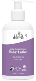 Earth Mama Calming Lavender Baby Lotion 8 Fl Oz Organic Moisturizer Safe for ...