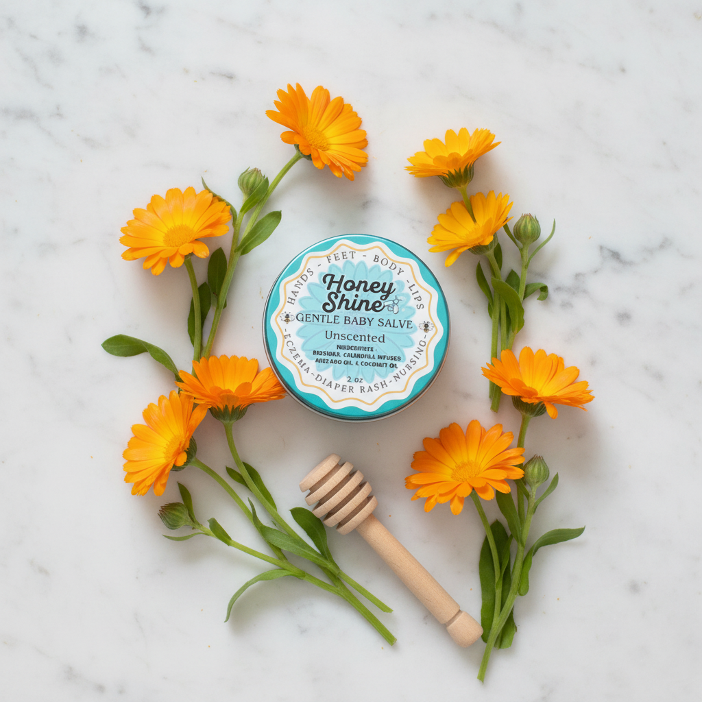 Honeyshine Flat Lay